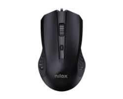 MOUSB1013 - Ratn NILOX ptico USB-A 2400dpi 4 Botones Negro (MOUSB1013)