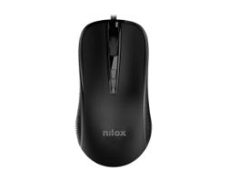 MOUSB1014 - Ratn NILOX ptico USB-A 2400dpi 4 Botones Negro (MOUSB1014)