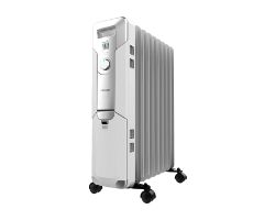 05882 - Radiador Porttil de Aceite CECOTEC ReadyWarm 9000 Space 800W 3 Niveles de Potencia Apagado Automtico Piso Blanco (05882)