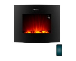 05814 - Chimenea Elctrica de Pared CECOTEC Ready Warm 2650 Curved Flames Connected 2000W 26