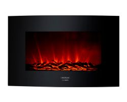 05367 - Chimenea elctrica CECOTEC Ready Warm 3500 Curved Flames. Potencia mxima 2000 W, Tamao 35