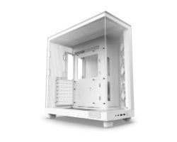 CC-H61FW-01 - Caja NZXT H6 Flow Panel Lateral de Cristal Templado 2xUSB-A 3.0 1xUSB-C 3.1 ATX mATX Mini-ITX Blanca (CC-H61FW-01)