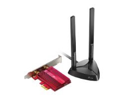ARCHERTX3000E - Adaptador de Red TP-Link AX3000 PCIe DualBand WiFi 6 Bluetooth 5.0 Negro/Rojo (ARCHERTX3000E)