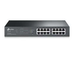 SG1016PE - Switch TP-Link 16xRJ45 Ethernet 10/100/1000 PoE+ 110W Rack 1U Negro (TL-SG1016PE)