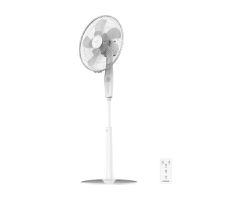 05911 - Ventilador de Pie CECOTEC 1020 ExtremeFlow 60W 10 Aspas 3 Velocidades Altura Ajustable Temporizador Oscilante Silencioso Blanco (05911)