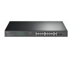 TL-SG1218MP - Switch TP-Link 18xRJ45 2xSFP Ethernet 10/100/1000 PoE+ 250W Rack 1U Negro (TL-SG1218MP)