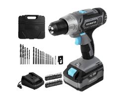 70007 - Taladro CECOTEC CecoRaptor Perfect Drill 4020 Advance. Atornillador y Perforador de Batera 20 V y 4000 mAh, Velocidad sin carga de 1550 rpm, Torque mximo de 46 Nm, 25+1 Posiciones (70007)