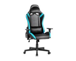 MGCPROBBL - Silla Mars Gaming 5 Ruedas XL Mx. 150Kg Reposabrazos 2D Respaldo Reclinable 135 Negro/Azul (MGCPROBBL)