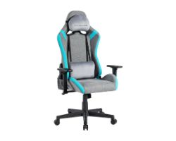 MGCPROFBL - Silla Mars Gaming 5 Ruedas XL Mx. 150Kg Reposabrazos 2D Respaldo Reclinable 135Gris/Azul (MGCPROFBL)