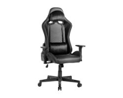 MGCPROBK - Silla Mars Gaming 5 Ruedas XL Mx. 150Kg Reposabrazos 2D Respaldo Reclinable 135 Negro/Gris (MGCPROBK)