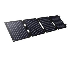 25239 - Panel Solar Porttil Trust Zuny 40W 2xUSB para Batera Externa/Smartphone/Tablet en Itinerancia Negro (25239)