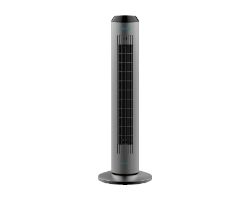 05924 - Ventilador de Torre CECOTEC EnergySilence 8190 Skyline Ionic 60W 3 Velocidades Oscilante Temporizador Mando a Distancia Negro/Gris (05924)