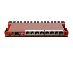 L009UiGS-RM - Router Mikrotik 8xRJ45 GbE 1xSFP 2.5GbE 1xUSB PoE Rojo (L009UiGS-RM)