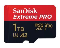 SDSQXCD-1T00-GN6MA - SANDISK MicroSDXC Extreme Pro 1Tb Clase 10 UHS-I U3 V30 Lectura 200 Mb/s Escritura 140 Mb/s + Adaptador (SDSQXCD-1T00-GN6MA)