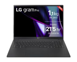 16Z90SP-K.AD75B - Porttil LG Gram Ultra 7-155H 32Gb 512Gb SSD Cmara Frontal FHD Cmara Infrarroja (IR) 16