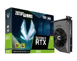 ZT-A30500R-10L - Zotac Nvidia GeForce RTX 3050 ECO SOLO 8Gb GDDR6 3xDP 1.4a 1xHDMI 2.1 8xPCIe 4.0 HDCP 2.3 OpenGL 4.6 (ZT-A30500R-10L)