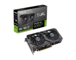 90YV0JH8-M0NA00 - ASUS Nvidia GeForce DUAL-RTX4060TI-O16G-EVO 16Gb GDDR6 3xDP 1.4a 1XHDMI 2.1a PCIe 4.0 HDCP 2.3 OpenGL 4.6 (90YV0JH8-M0NA00)