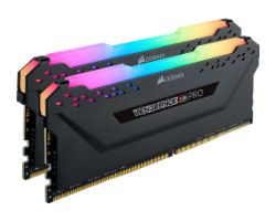 CMW32GX4M2E3200C16 - Mdulo Corsair Vengeance DDR4 32Gb (2x16Gb) 3200Mhz RGB Pro 288-pin DIMM 1.35V Negro (CMW32GX4M2E3200C16)