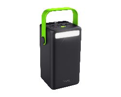 25196 - PowerBank Trust Redoh XXL 50000mAh mUSB USB-A USB-C Negro/Verde (25196)