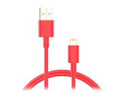 NBTCABLALR1 - Cable NUBBEH Elisium USB-A/M a Lightning/M 1m 2A Rojo (NBTCABLALR1)