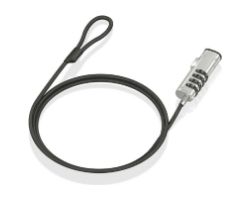 ASLK-D50N05-BK - Cable de Seguridad AISENS cerradora con Combinacion, para monitor/ordenador, 1.5m(ASLK-D50N05-BK)