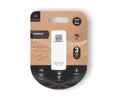 TEC3005-16 - Pendrive Tech One Tech Basic 16Gb USB 2.0 Colgable Blanco (TEC3005-16)