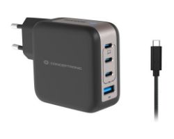 ALTHEA16W - Cargador de Pared CONCEPTRONIC 1xUSB-A 3.0 1xUSB-C PD 3.0 QC 3.0 33W Blanco (ALTHEA16W)