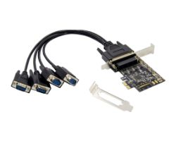 EMRICK12B - Controladora CONCEPTRONIC PCIe 2.0 4xRS232 Negra (EMRICK12B)