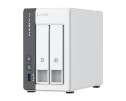 TS-216G - NAS QNAP ARM Cortex-A55 HDD/SSD SATA 2 Bahas 4Gb 2xUSB 2.0 1xUSB-A 3.0 2xRJ45 GbE 2.5GbE 65W Blanco (TS-216G)