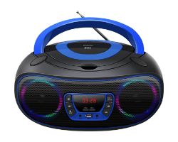 TCL-212BTBU - Radio CD DENVER FM LED LCD MP3 Bluetooth Azul (TCL-212BTBU)