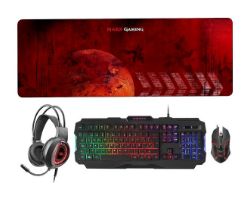 VPL-120R - Teclado+Ratn+Alfombrilla+Auriculares Mars Gaming (MCPRGB2ES) (OUT9612): Buen estado. Caja deteriorada. Completo. (OUTLET)