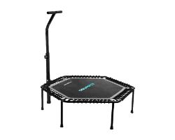 07195 - Cama Elstica CECOTEC Drumfit Jump 1270 Dimetro 127cm Plegable 7 Patas Altura Ajustable Mx. 100Kg Negra (07195)