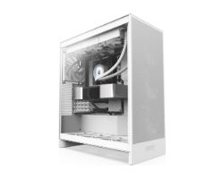 CM-H72FW-01 - Semitorre Nzxt H7 Flow Ventana Lateral de Cristal Templado 2xUSB-A 1xUSB-C ATX EATX mATX Mini-ITX Blanca (CM-H72FW-01)