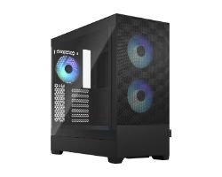 FD-C-POR1A-06 - Semitorre FRACTAL DESIGN Pop Air Ventana Lateral de Cristal Templado RGB 2xUSB-A 3.0 ATX mATX Mini-ITX Negra (FD-C-POR1A-06)