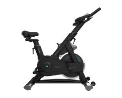 07247 - Bicicleta Esttica CECOTEC DrumFit Indoor 24000 Pantalla LCD Resistencia Magntica Volante de Inercia 24Kg Pulsmetro Mx. 120Kg Ruedas de Transporte Soporte Dispositivos APP Negra (07247)