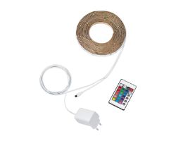 929004121001 - Tira Luz LED PHILIPS LIGHTSTRIPS RGB 5m Blanco, incluye fuente alimentacion y mando a distancia. (929004121001)