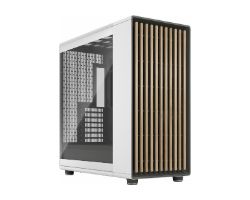 FD-C-NOR1X-04 - Semitorre Gaming FRACTAL DESIGN Ventana Lateral de Cristal Templado/Acero/Madera 2xUSB-A 3.0 1xUSB-C 3.1 ATX EATX mATX Mini-ITX Blanca (FD-C-NOR1X-04)