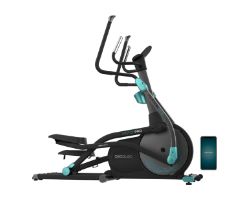 07233 - Bicicleta Esttica CECOTEC Drumfit 10000 Motor Pro Elptica Volante de Inercia 10Kg Pulsmetro Resistencia Magntica Pantalla LCD Soporte Dispositivos Mx. 150Kg Negra (07233)