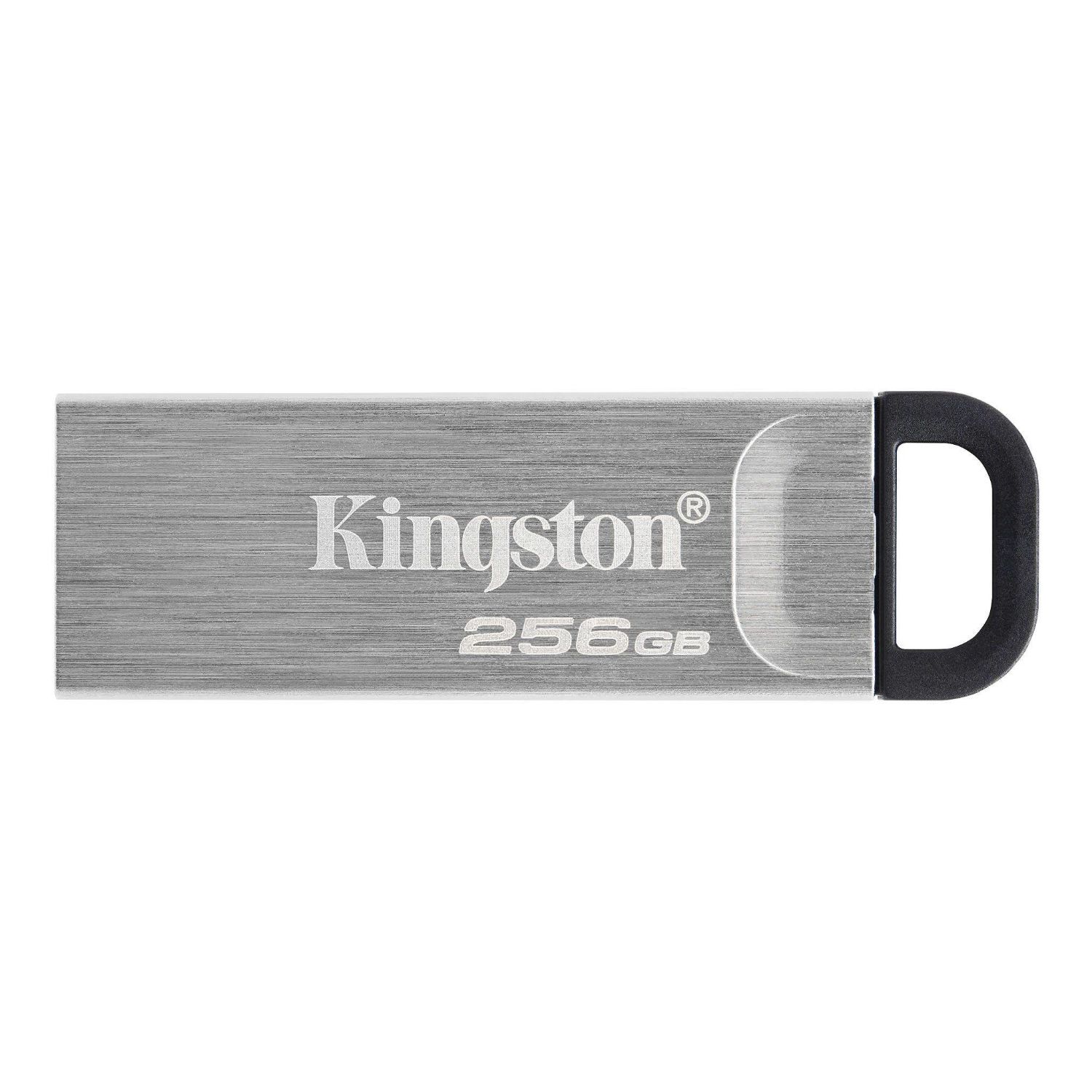 DTKN/256GB - Pendrive Kingston DataTraveler Kyson 256Gb USB-A 3.0 Lectura 200Mb/s Escritura 60Mb/s Llavero Plata (DTKN/256GB)