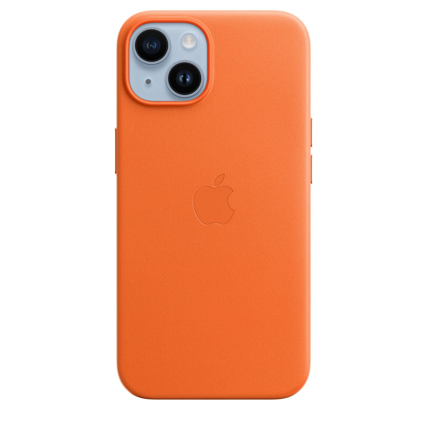 MPP83ZM/A - Funda de Piel Apple con MagSafe para iPhone 14 Naranja (MPP83ZM/A)