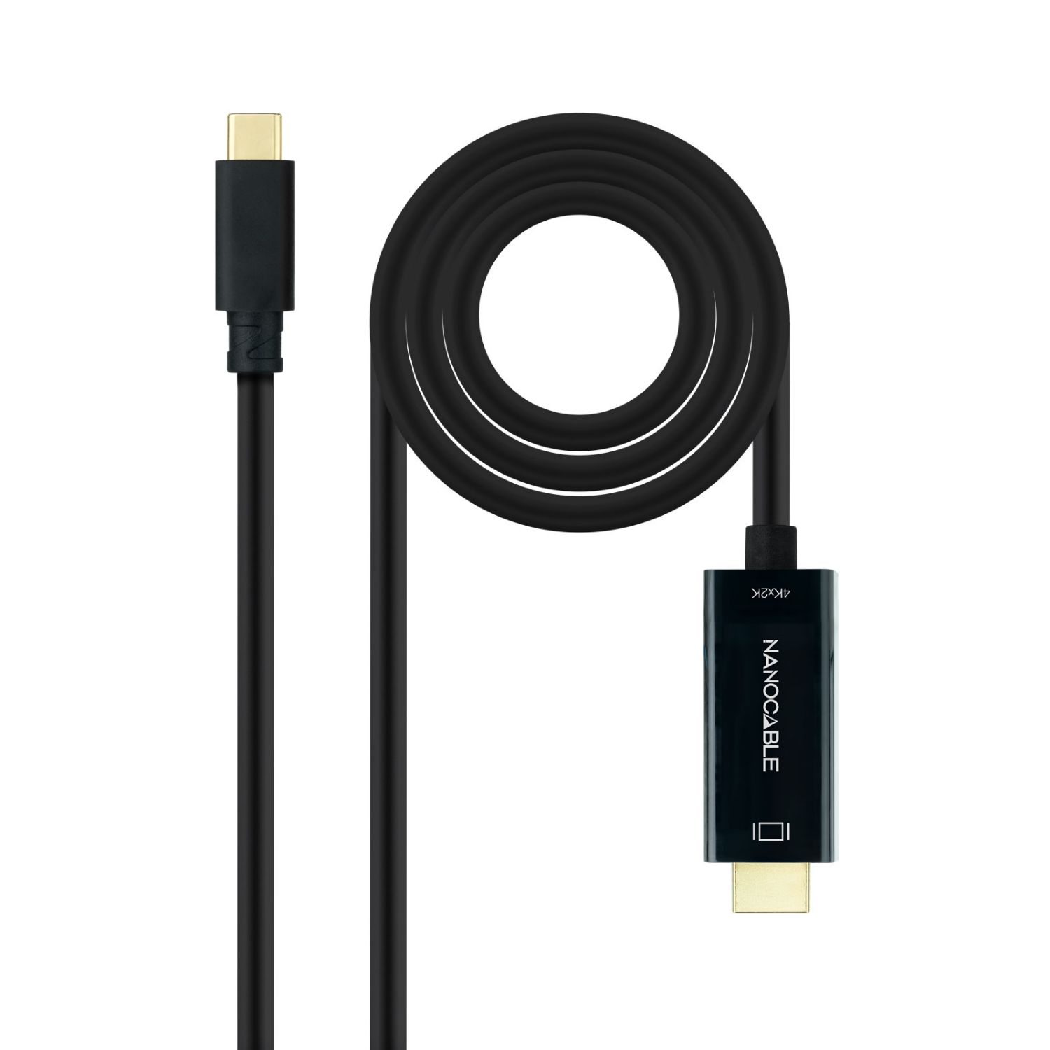 10.15.5133 - Nanocable USB-C/M a HDMI/M 3m Negro (10.15.5133)