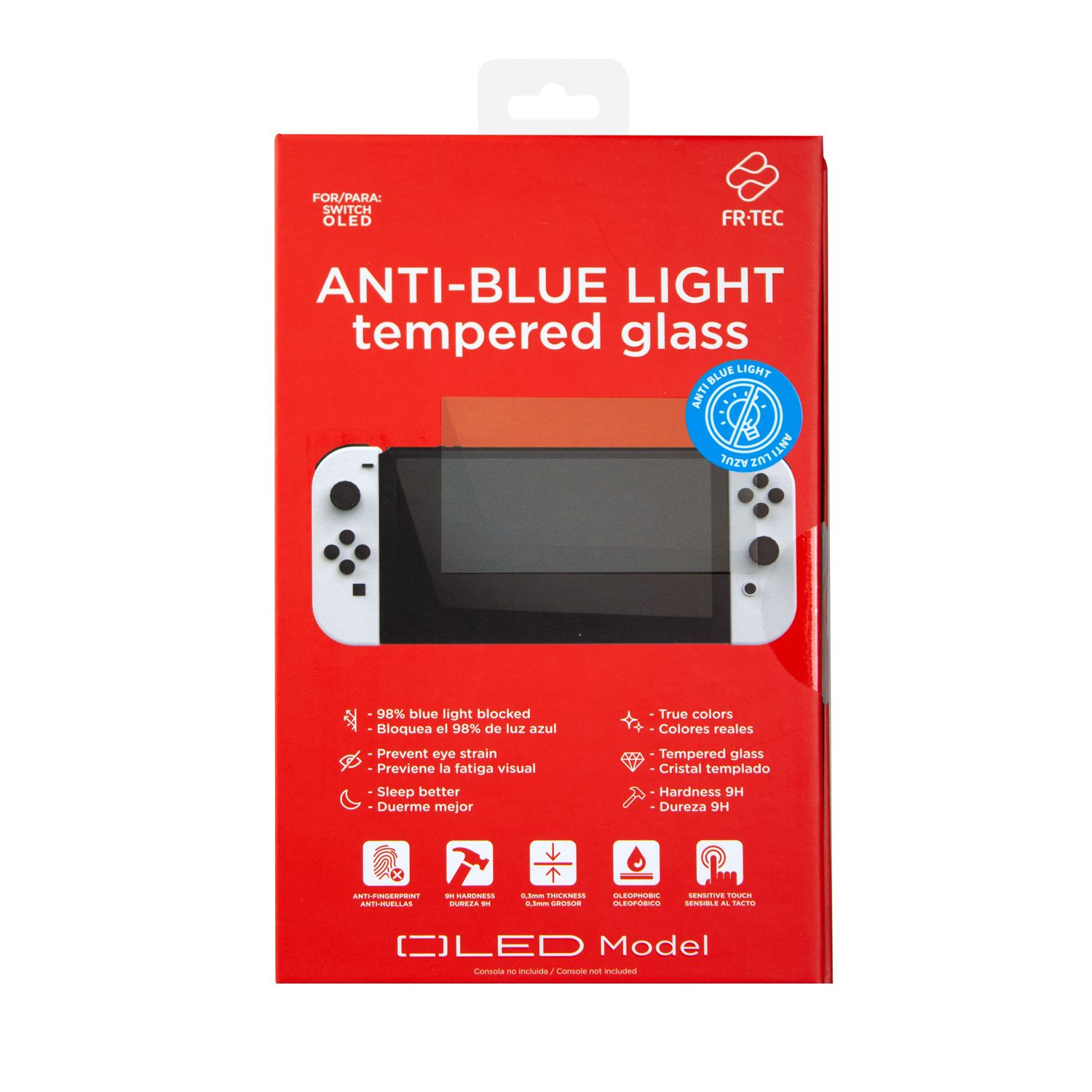 FT1055 - Protector de Pantalla FR-TEC con Filtro de Luz Azul para Nintendo Switch OLED (FT1055)