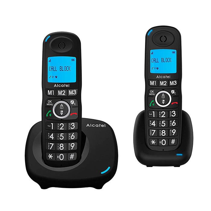 ATL1422290 - Telfono Inalmbrico Alcatel XL535 Identificador/Bloqueo de llamadas Contestador Automtico Altavoz Pantalla Duo Negro (ATL1422290)