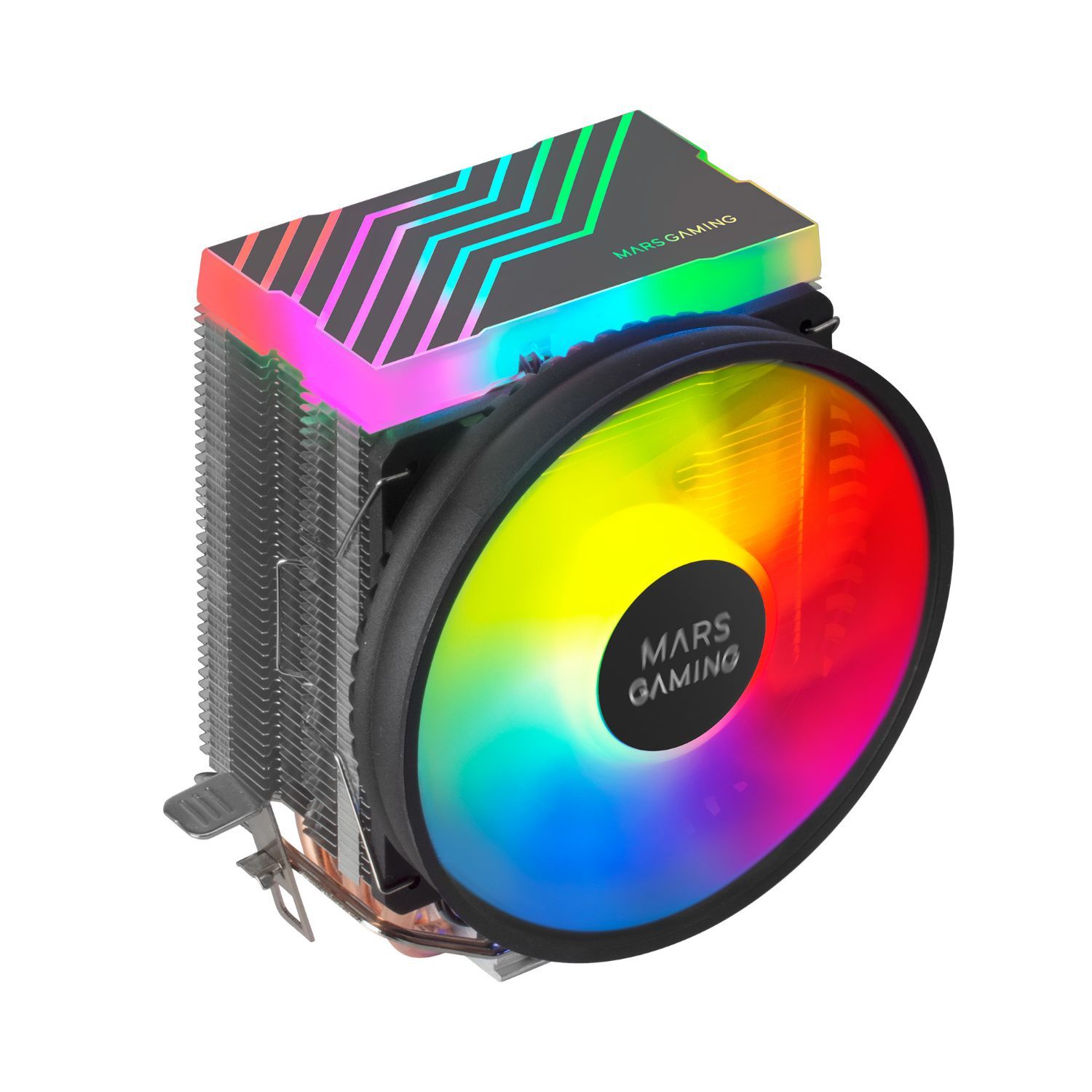 MCPU33 - Ventilador CPU Mars Gaming Multisocket Ultra Silencioso 110mm 140W Dual FRGB Negro (MCPU33)
