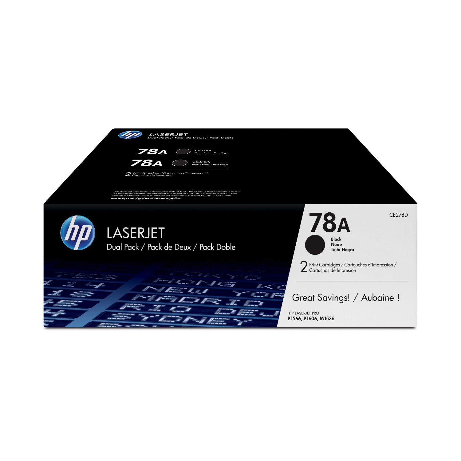 CE278AD - Toner HP LaserJet Pro 78A Pack 2 Negro 4200 pginas (CE278AD)