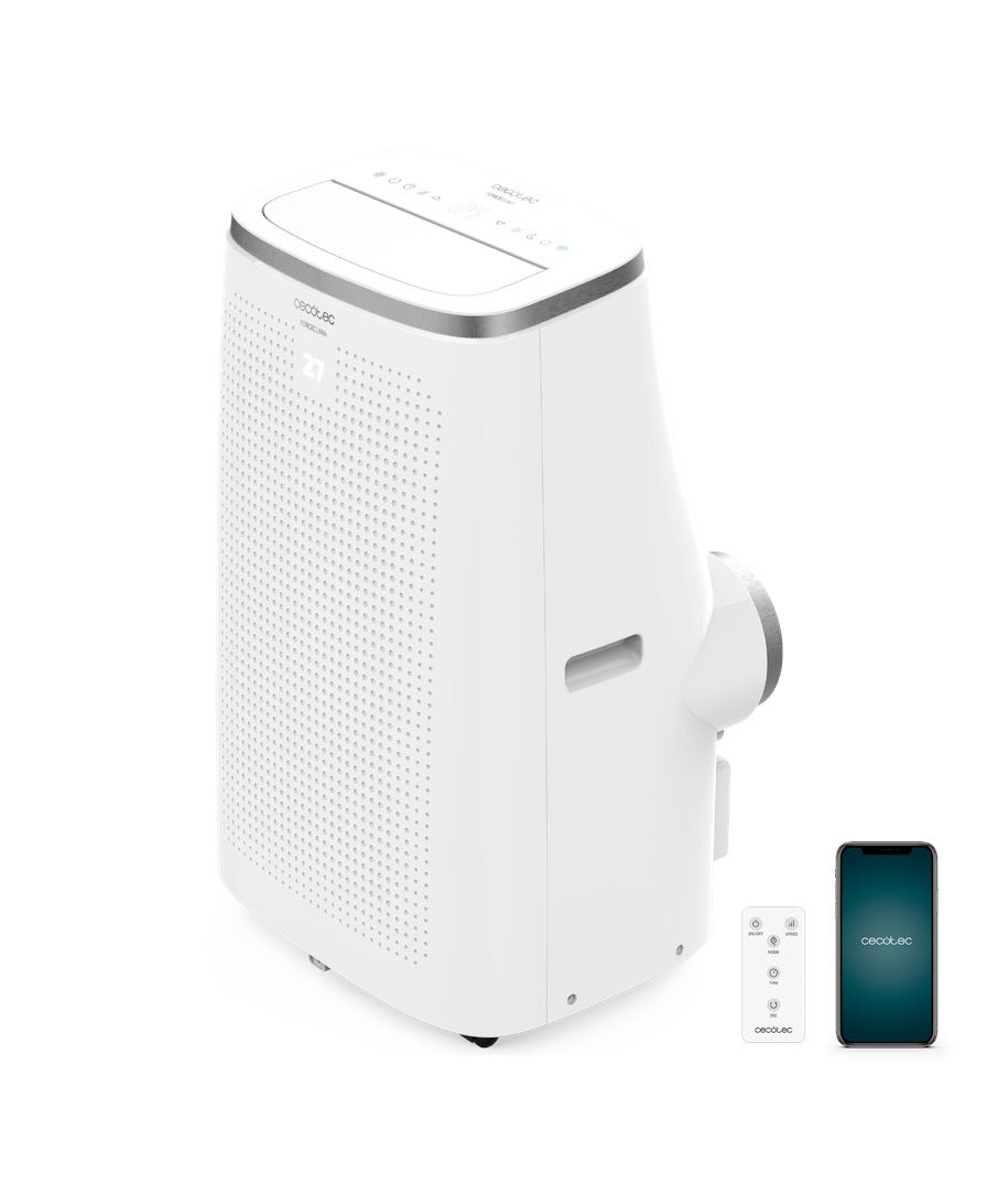 05266 - A.C. CECOTEC Force Clima 12750 Cold&Warm Connected. 12000 BTU, Bomba de Calor, Control por WiFi, Mando a Distancia, 3 velocidades, 5 Modos, Pantalla LED, 1340 W (05266)