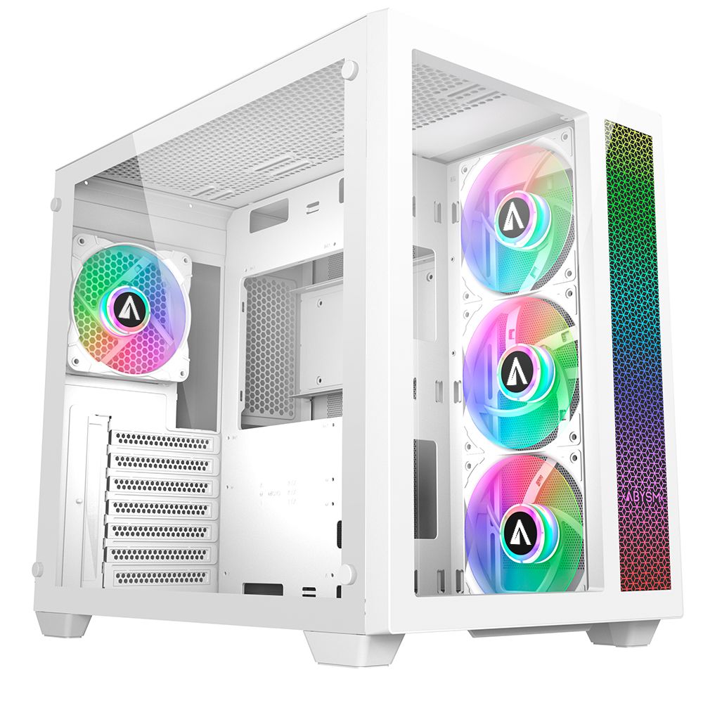 AB128501 - Semitorre ABYSM Danube Sava 285 ARGB ATX Blanco (AB128501)