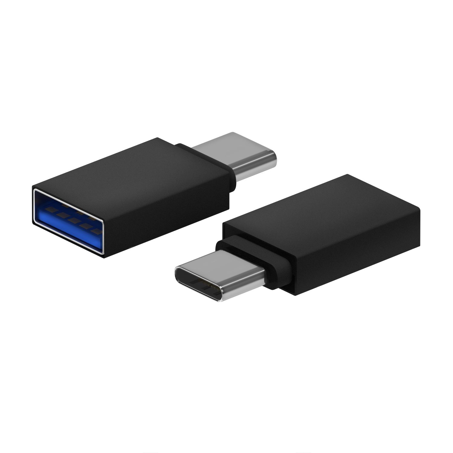 A108-0717 - Adaptador AISENS USB-C 3.0/M a USB-A 3.0/H Negro (A108-0717)