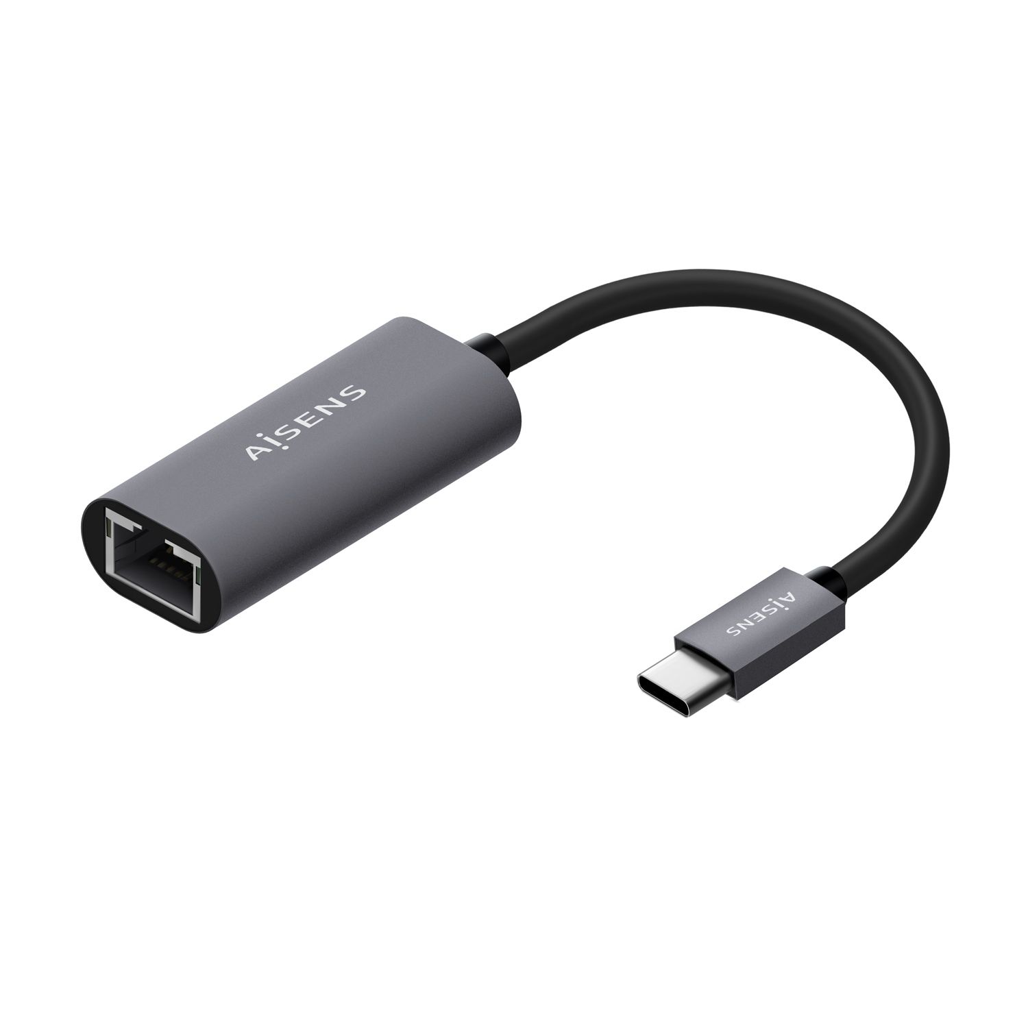A109-0709 - Adaptador AISENS USB-C/M a RJ45/H 15cm Gris (A109-0709)