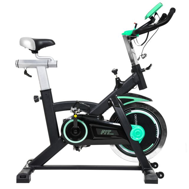 07013 - Bicicleta Spinning Estatica CECOTEC Extreme 25. Sistema Silence Fit Pulsmetro Volante de Inercia de 25Kg LCD con Panel de Control Manillar de Triatln Silln Deportivo Confort Mx. 120kg (07013)
